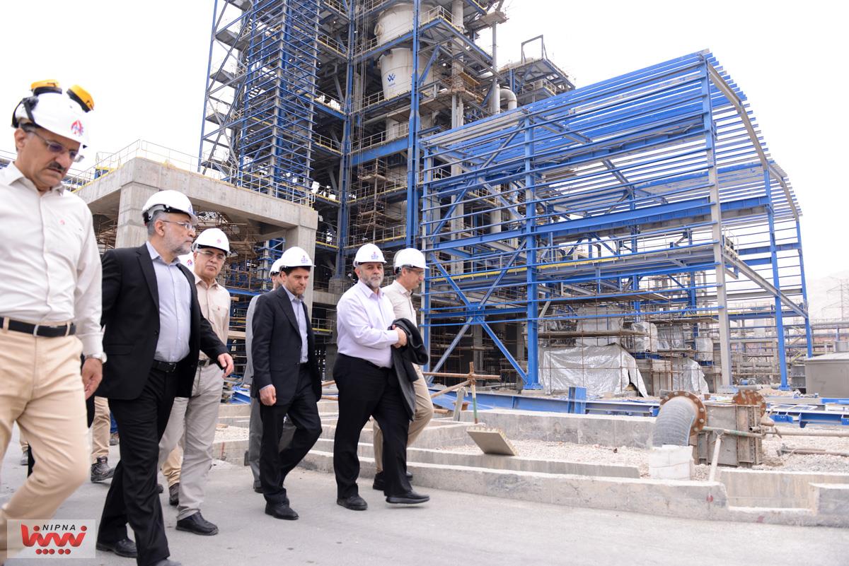 بازدید مدیرعامل شرکت ملی صنایع پتروشیمی از روند ساخت و پیشرفت طرح های توسعه ای الفین کنگان، سروش مهستان، نگین مهستان و پلیمر کنگان 15