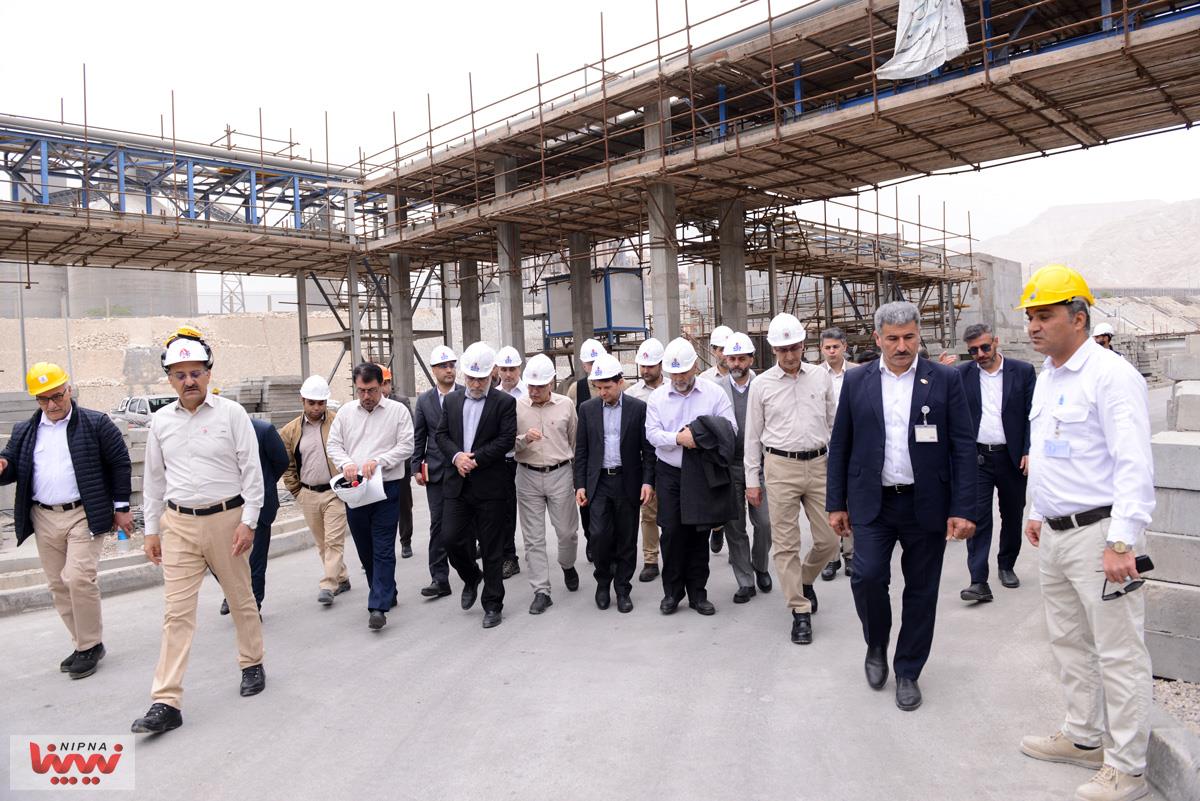 بازدید مدیرعامل شرکت ملی صنایع پتروشیمی از روند ساخت و پیشرفت طرح های توسعه ای الفین کنگان، سروش مهستان، نگین مهستان و پلیمر کنگان 20