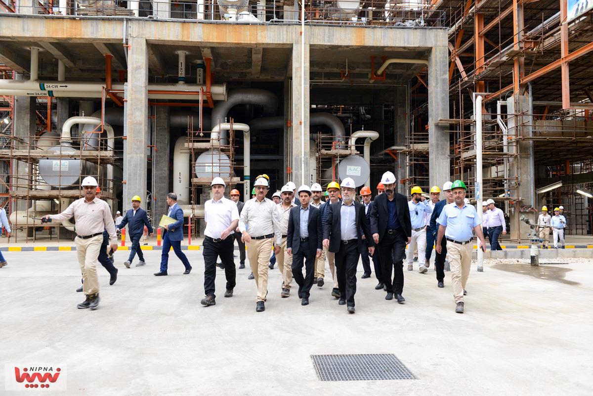 بازدید مدیرعامل شرکت ملی صنایع پتروشیمی از روند ساخت و پیشرفت طرح های توسعه ای الفین کنگان، سروش مهستان، نگین مهستان و پلیمر کنگان 38