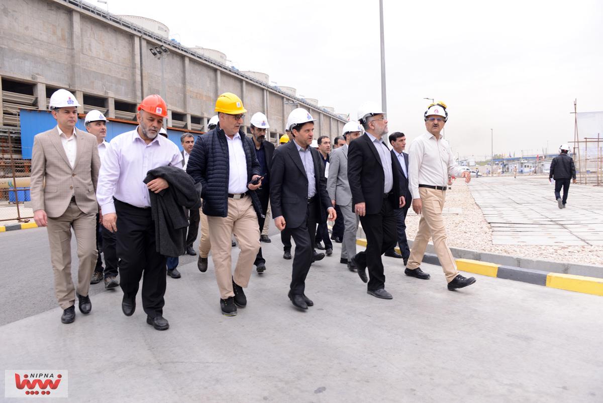 بازدید مدیرعامل شرکت ملی صنایع پتروشیمی از روند ساخت و پیشرفت طرح های توسعه ای الفین کنگان، سروش مهستان، نگین مهستان و پلیمر کنگان 56