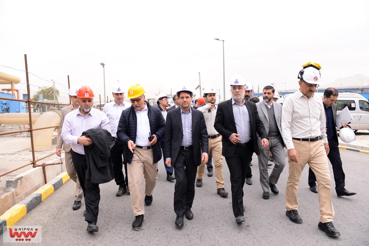 بازدید مدیرعامل شرکت ملی صنایع پتروشیمی از روند ساخت و پیشرفت طرح های توسعه ای الفین کنگان، سروش مهستان، نگین مهستان و پلیمر کنگان 61