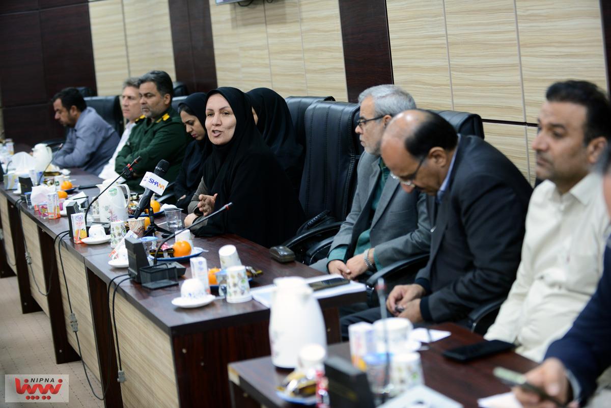 جلسه شورای اداری در فرمانداری شهرستان کنگان 7