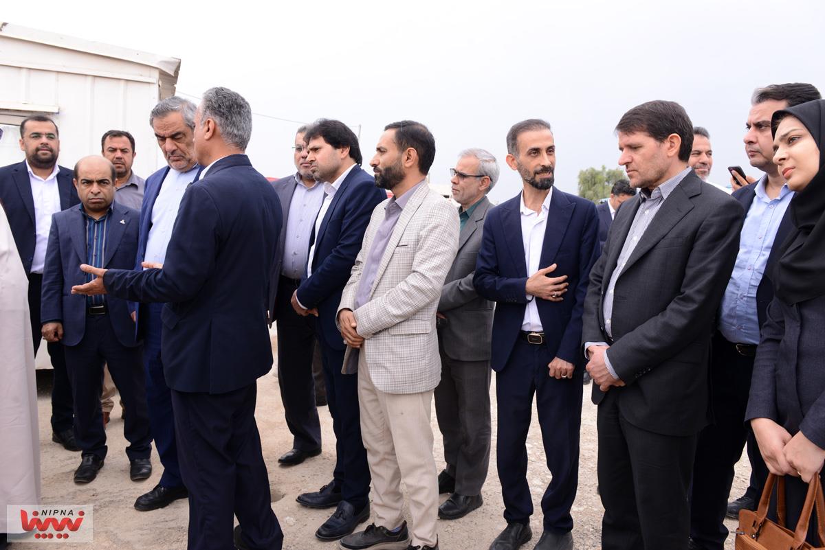 بازدید مدیرعامل شرکت ملی صنایع پتروشیمی از بیمارستان در شهرستان ماهشهر 6
