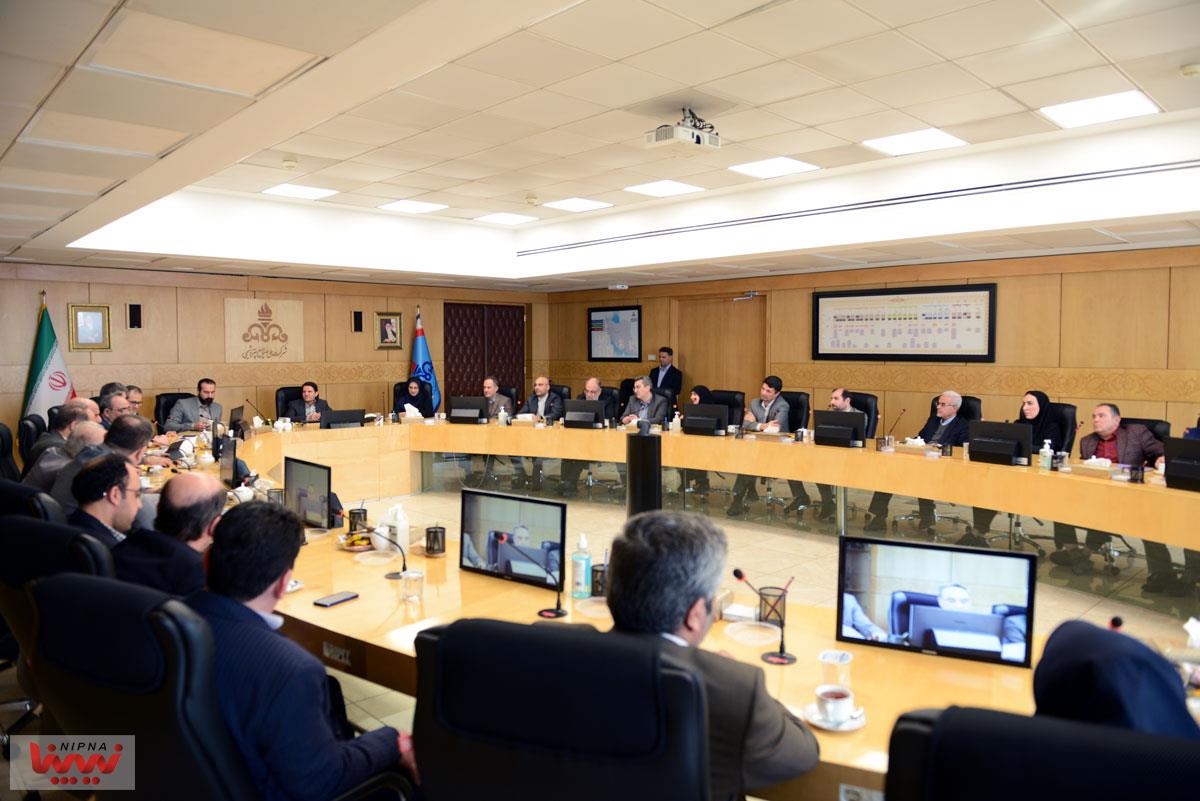 آیین تکریم و معارفه سرپرست مدیریت سرمایه گذاری و نیز رئیس کل امور مجامع و سهام شرکت ملی صنایع پتروشیمی 12