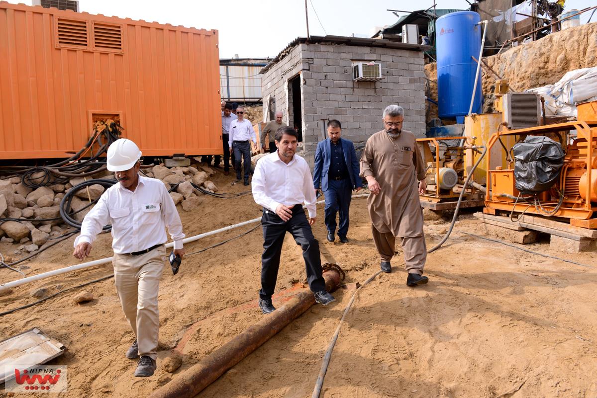 بازدید مدیرعامل شرکت ملی صنایع پتروشیمی از مخازن ذخیره اسکله های بارگیری و آبگیر وآب شیرین کن بندر شهید بهشتی و یوتیلتی متمرکز 26