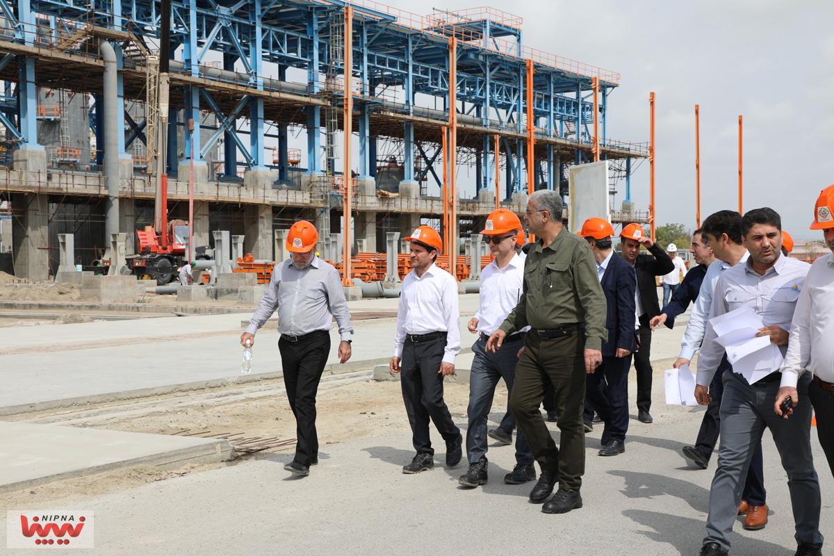 بازدید معاون وزیر نفت و مدیرعامل شرکت ملی صنایع پتروشیمی از طرح پتروشیمی بدر شرق 8