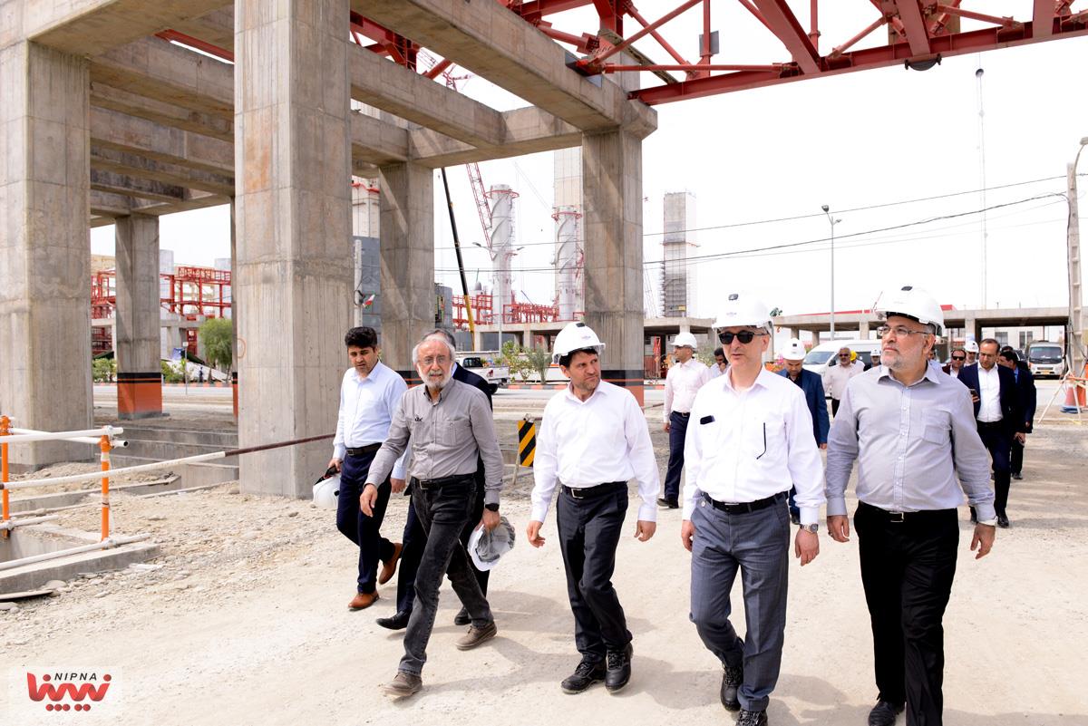 بازدید مدیرعامل شرکت ملی صنایع پتروشیمی از طرح پتروشیمی کیمیا صنعت مبنا(فاز اول) و طرح پتروشیمی گسترش صنایع شیمیایی سینا 15