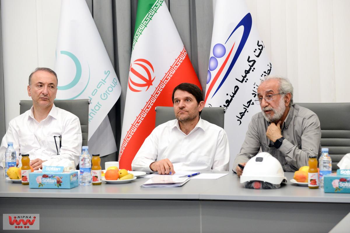 بازدید مدیرعامل شرکت ملی صنایع پتروشیمی از طرح پتروشیمی کیمیا صنعت مبنا(فاز اول) و طرح پتروشیمی گسترش صنایع شیمیایی سینا 22