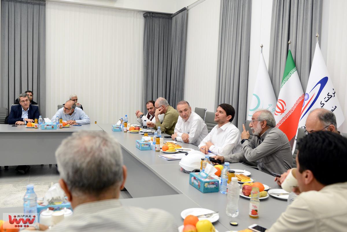 بازدید مدیرعامل شرکت ملی صنایع پتروشیمی از طرح پتروشیمی کیمیا صنعت مبنا(فاز اول) و طرح پتروشیمی گسترش صنایع شیمیایی سینا 25