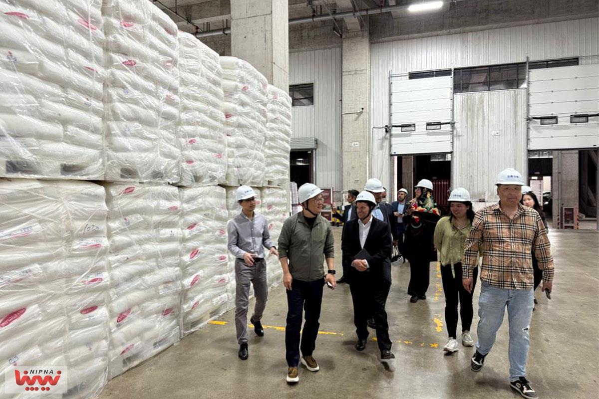 بازدید مدیرعامل شرکت ملی صنایع پتروشیمی از زیر ساخت های لجستیک چین در حاشیه برگزاری نمایشگاه chinaplas 2025 2