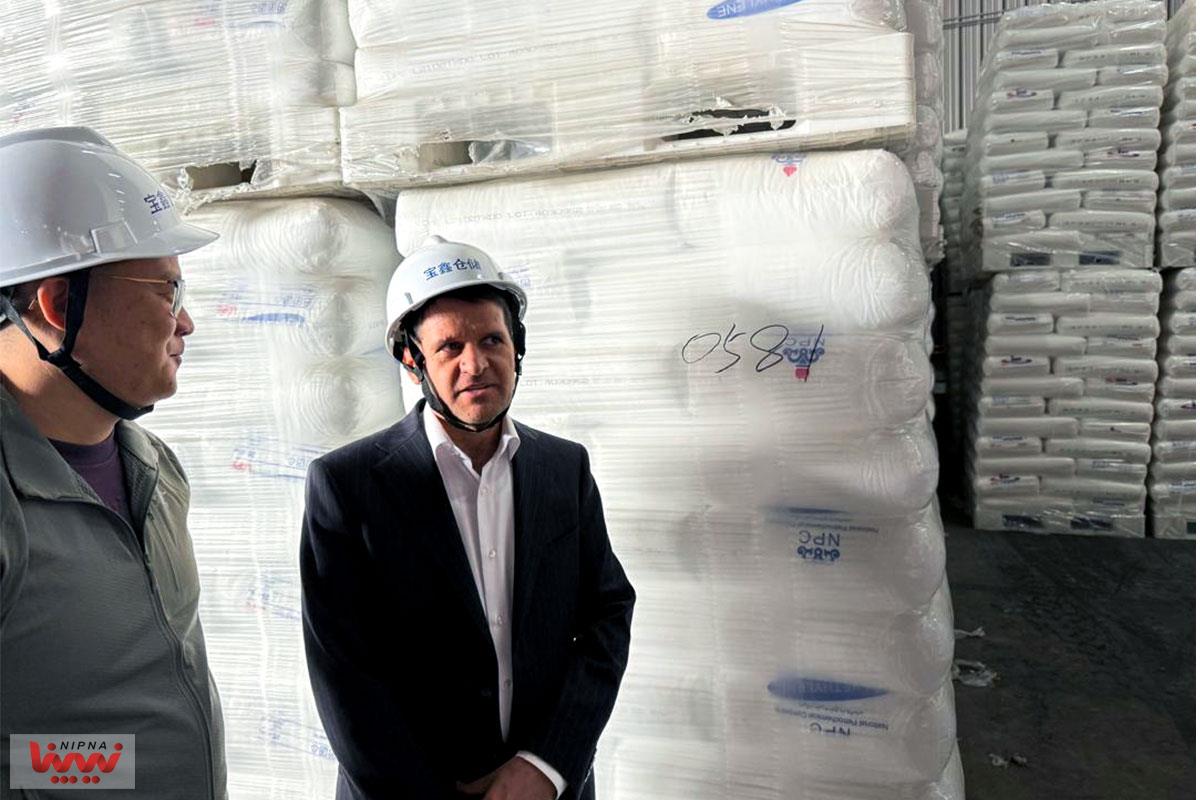 بازدید مدیرعامل شرکت ملی صنایع پتروشیمی از زیر ساخت های لجستیک چین در حاشیه برگزاری نمایشگاه chinaplas 2025 4