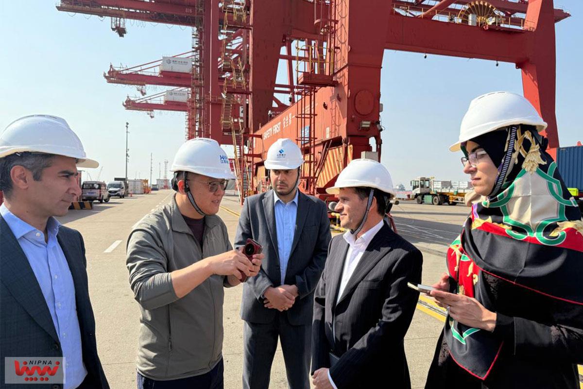 بازدید مدیرعامل شرکت ملی صنایع پتروشیمی از زیر ساخت های لجستیک چین در حاشیه برگزاری نمایشگاه chinaplas 2025 5