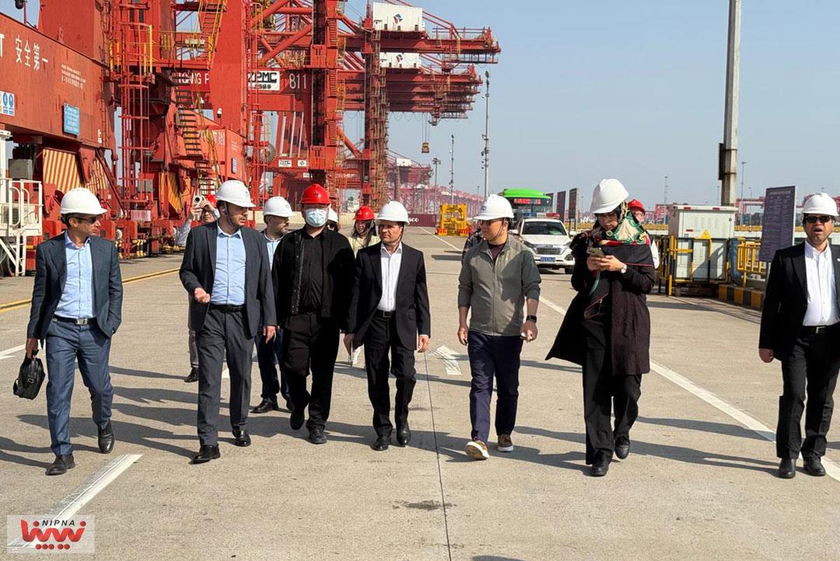 بازدید مدیرعامل شرکت ملی صنایع پتروشیمی از زیر ساخت های لجستیک چین در حاشیه برگزاری نمایشگاه chinaplas 2025 7