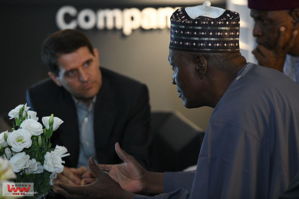 دیدار مدیرعامل شرکت ملی صنایع پتروشیمی با وزیر انرژی نیجر در حاشیه نمایشگاه ایران اکسپو 3