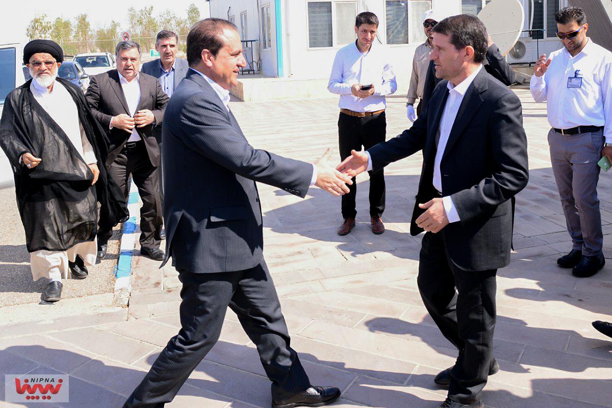 بازدید معاون وزیر نفت و مدیرعامل شرکت ملی صنایع پتروشیمی از پتروشیمی دهلران و سایت پتروپالایش دهلران و NGL 3100 22