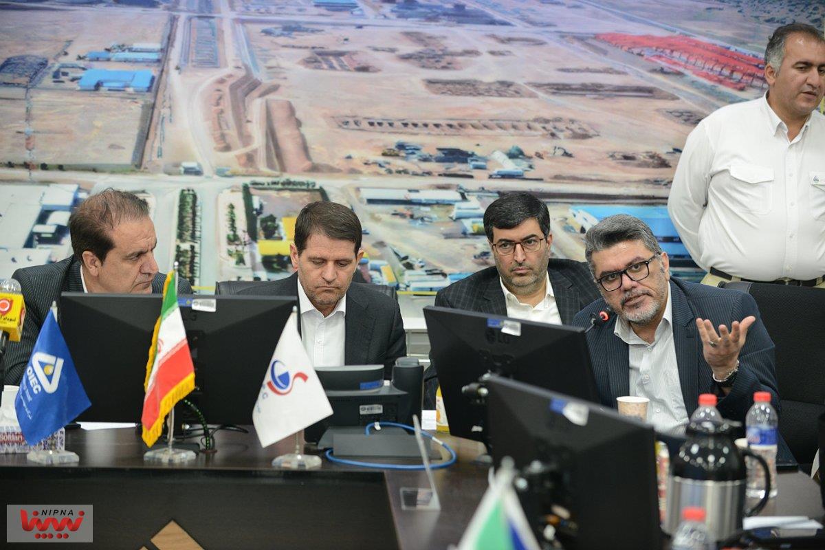 بازدید معاون وزیر نفت و مدیرعامل شرکت ملی صنایع پتروشیمی از پتروشیمی دهلران و سایت پتروپالایش دهلران و NGL 3100 32