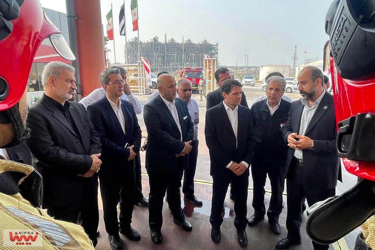 بازدید معاون وزیر نفت و مدیرعامل شرکت ملی صنایع پتروشیمی از شرکت HSE عسلویه و نشست با استاندار بوشهر و مدیران عامل پتروشیمی های این منطقه 12