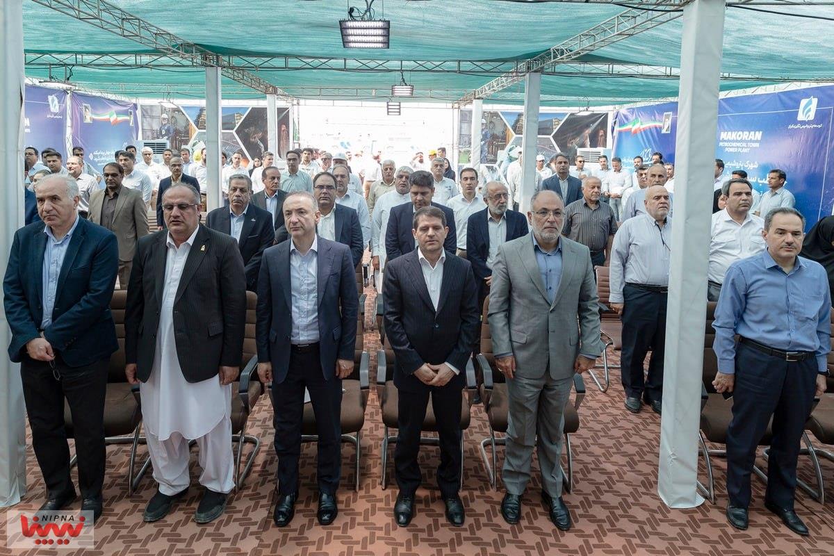 افتتاح فاز نخست نیروگاه گازی مکران 7