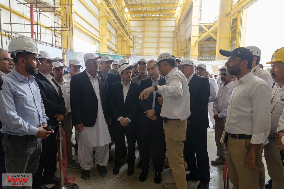 افتتاح فاز نخست نیروگاه گازی مکران 3