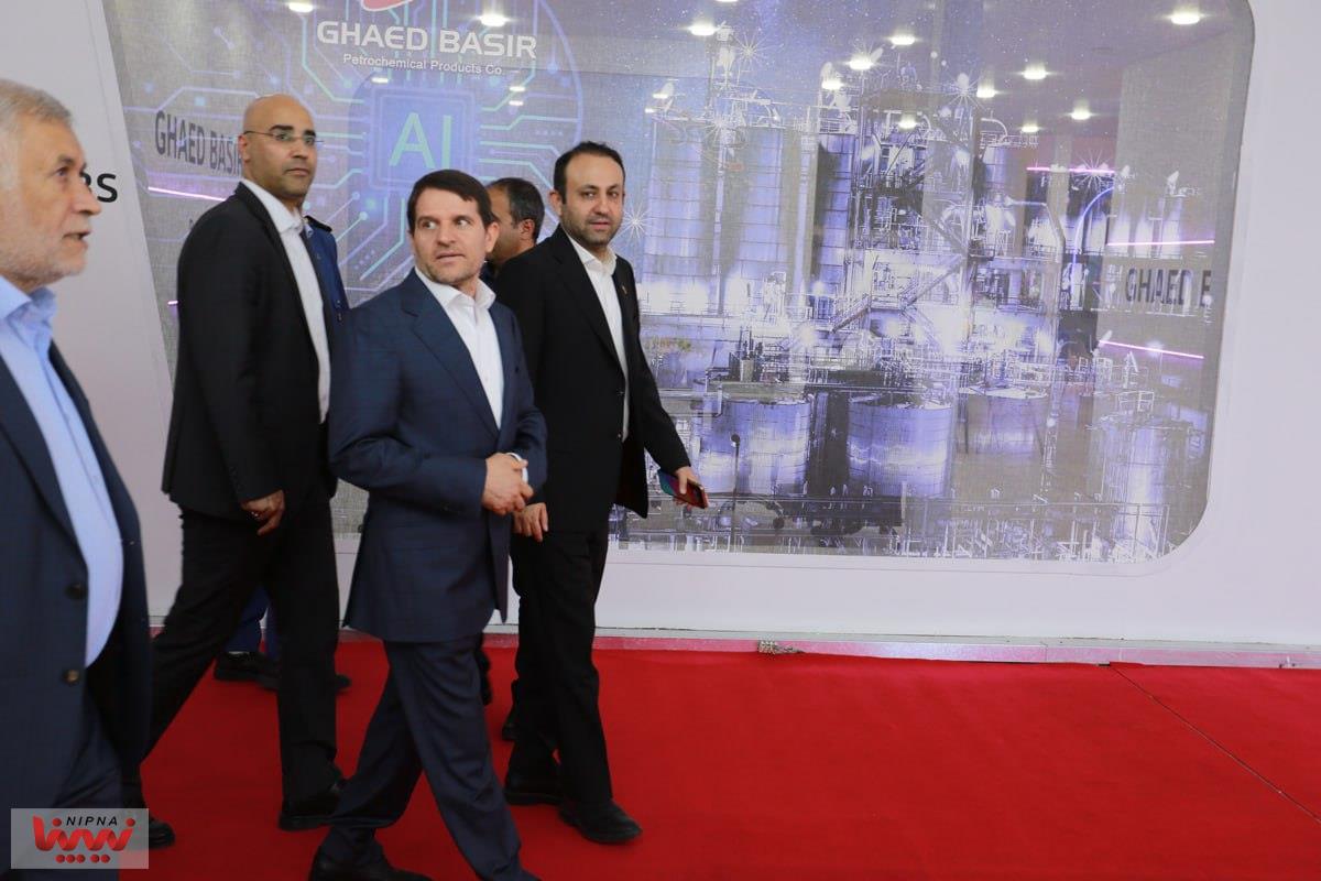 بازدید مدیرعامل شرکت ملی صنایع تروشیمی از سالن 31b  در اولین روز از نوزدهمین نمایشگاه بین المللی ایران پلاست 8