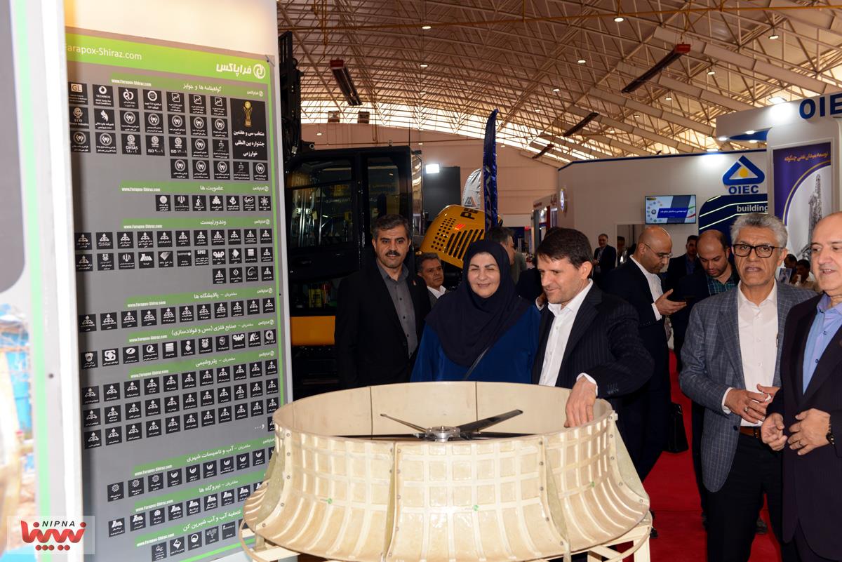 افتتاح و بازدید هجدهمین نمایشگاه نفت، گاز و پتروشیمی شیراز توسط حسن عباس زاده 5