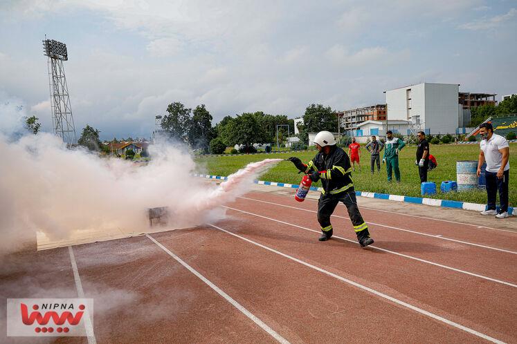 ششمین دوره ارزیابی آمادگی عملیاتی _ تخصصی آتش نشانان وزارت نفت 29