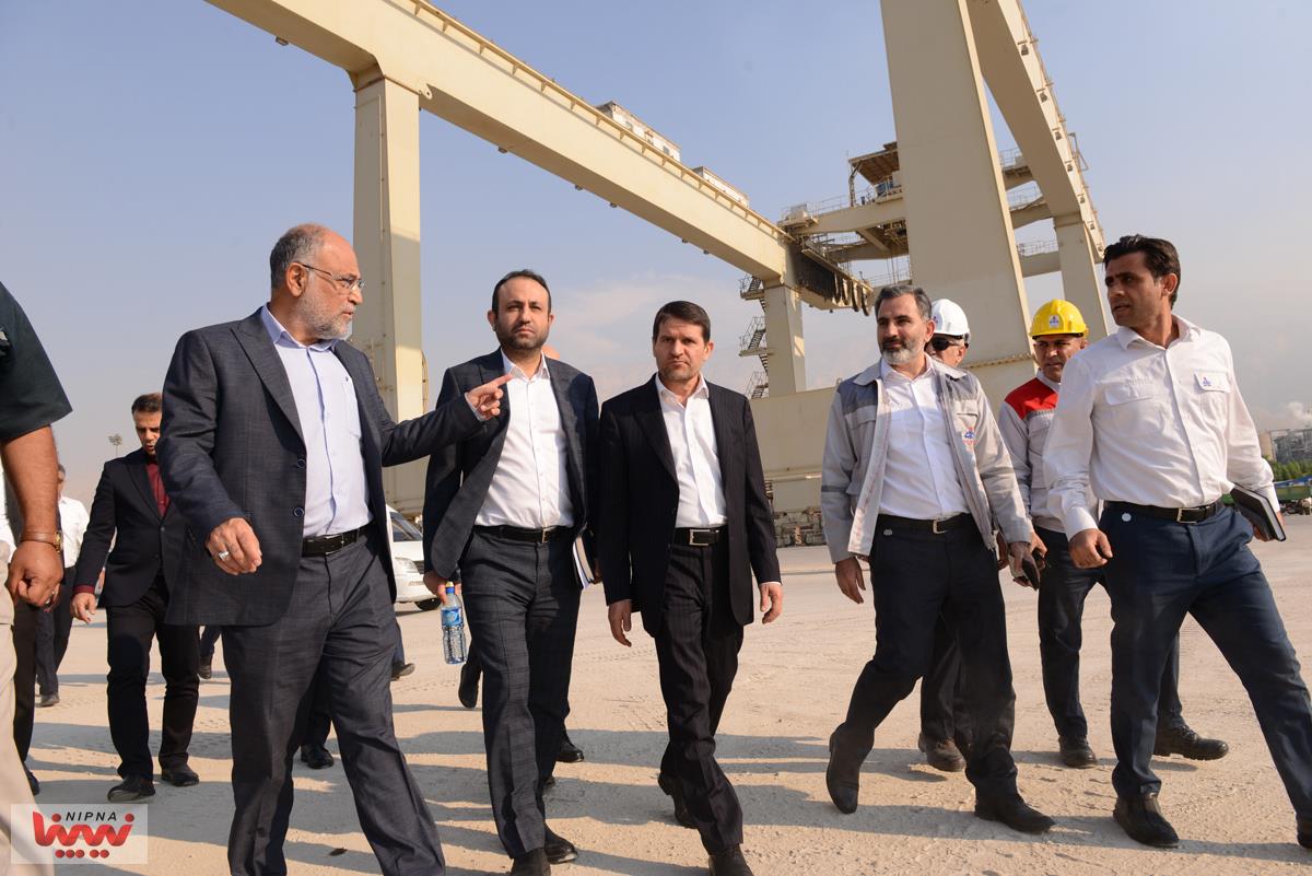 گزارش تصویری بازدید معاون وزیر نفت و مدیرعامل شرکت ملی صنایع پتروشیمی از شرکت پایانه ها و مخازن و پتروشیمی نوری 30