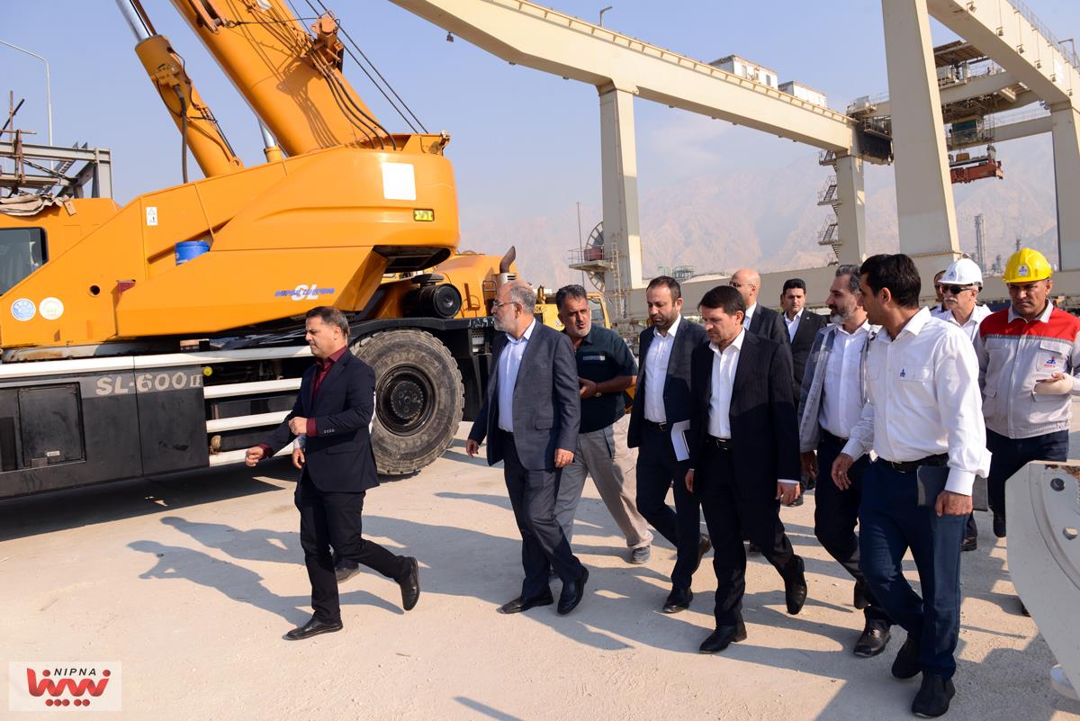 گزارش تصویری بازدید معاون وزیر نفت و مدیرعامل شرکت ملی صنایع پتروشیمی از شرکت پایانه ها و مخازن و پتروشیمی نوری 28