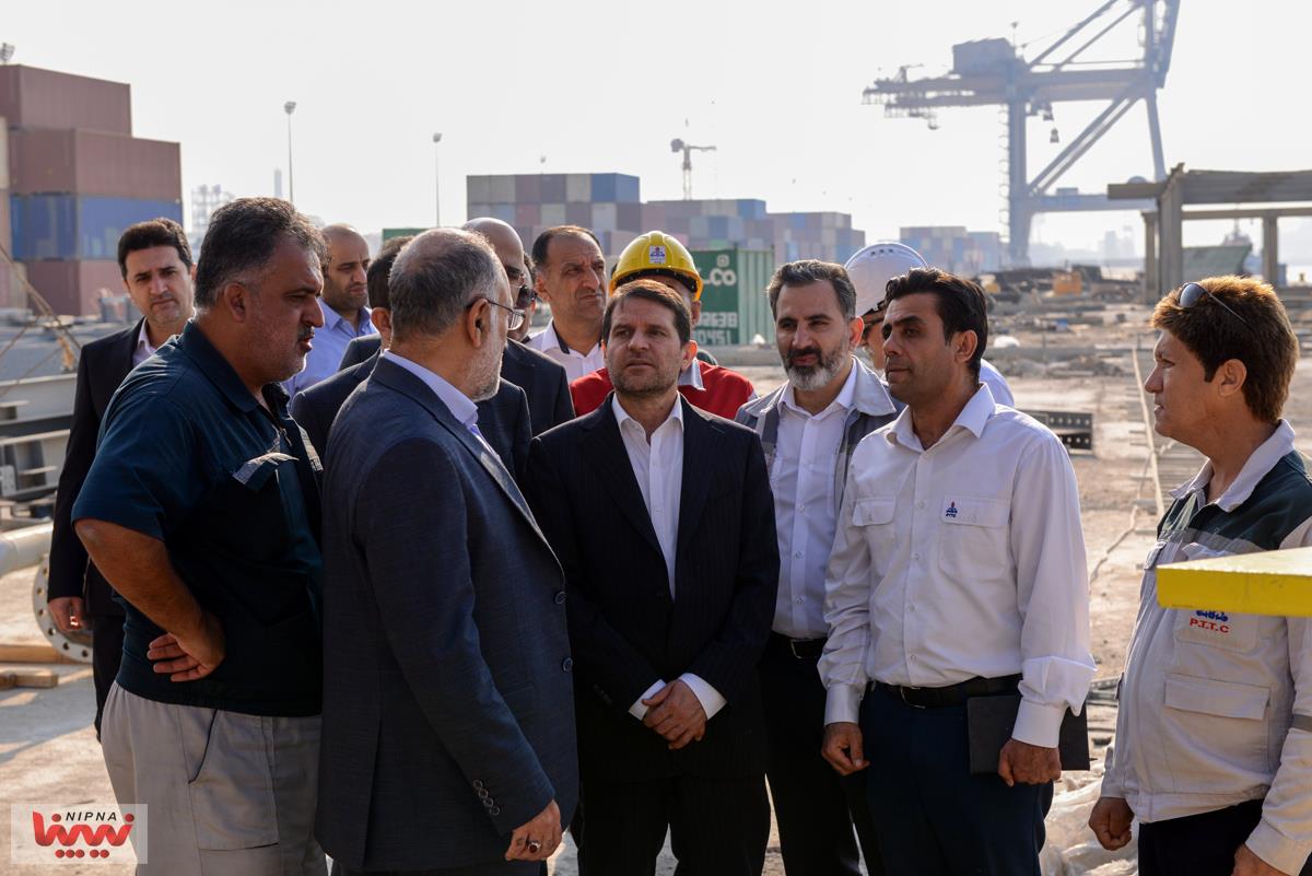 گزارش تصویری بازدید معاون وزیر نفت و مدیرعامل شرکت ملی صنایع پتروشیمی از شرکت پایانه ها و مخازن و پتروشیمی نوری 27