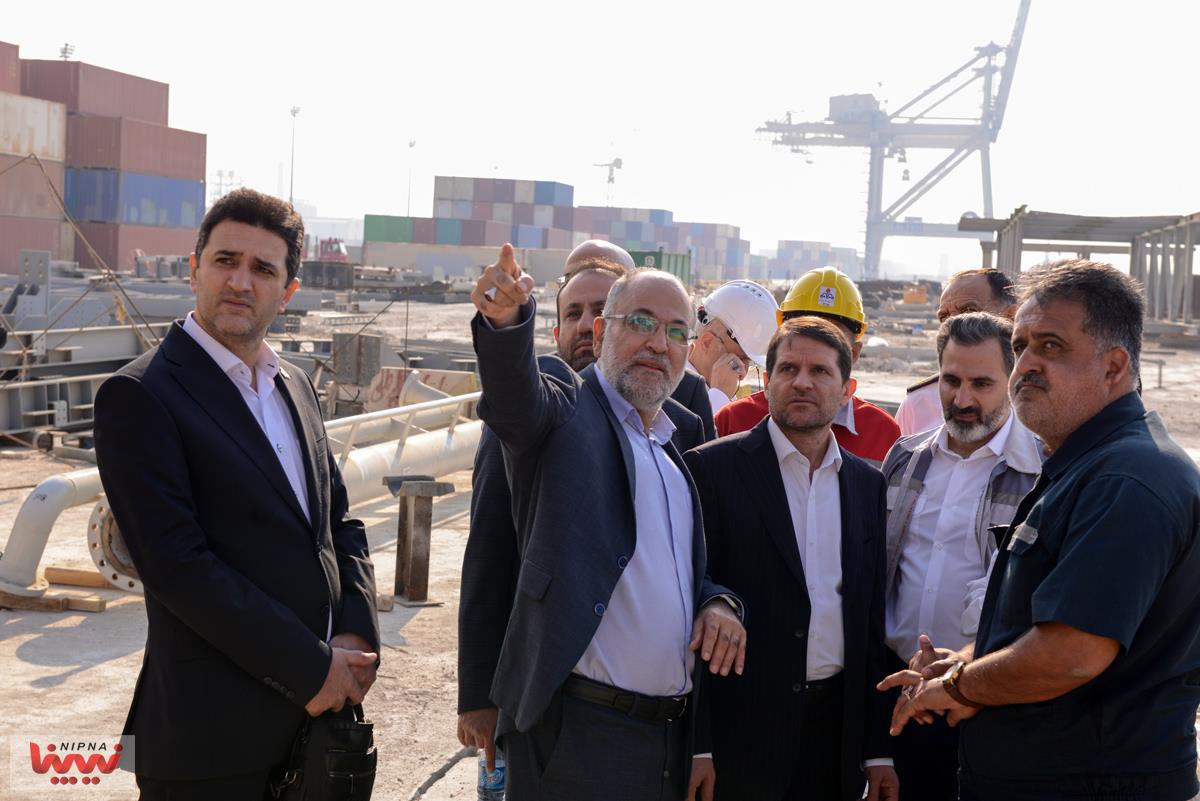 گزارش تصویری بازدید معاون وزیر نفت و مدیرعامل شرکت ملی صنایع پتروشیمی از شرکت پایانه ها و مخازن و پتروشیمی نوری 22