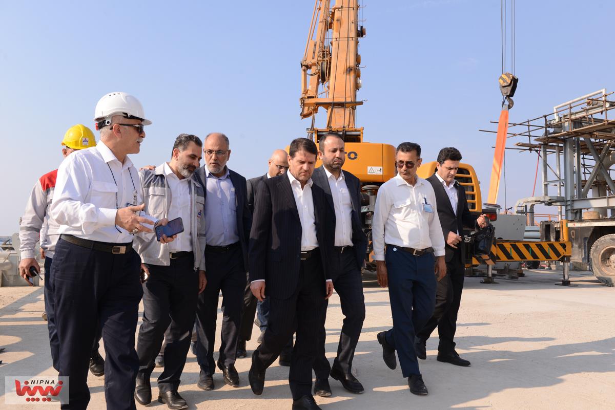 گزارش تصویری بازدید معاون وزیر نفت و مدیرعامل شرکت ملی صنایع پتروشیمی از شرکت پایانه ها و مخازن و پتروشیمی نوری 21