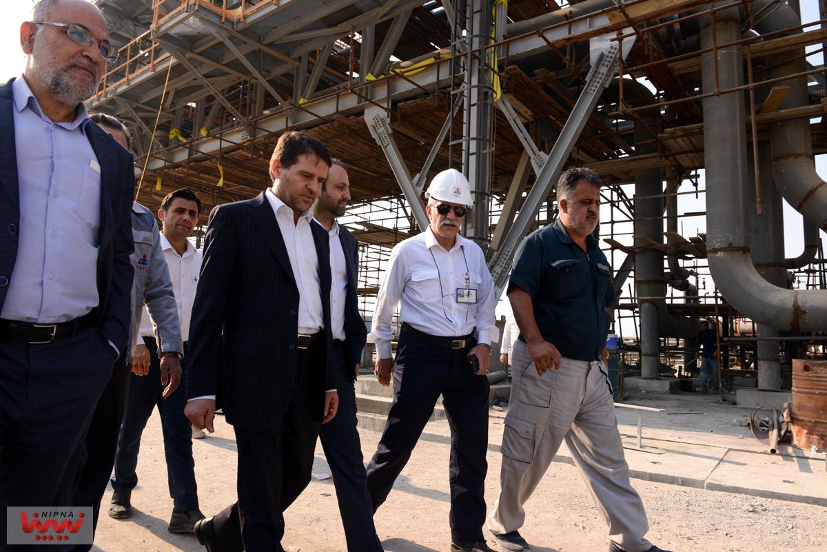گزارش تصویری بازدید معاون وزیر نفت و مدیرعامل شرکت ملی صنایع پتروشیمی از شرکت پایانه ها و مخازن و پتروشیمی نوری 14