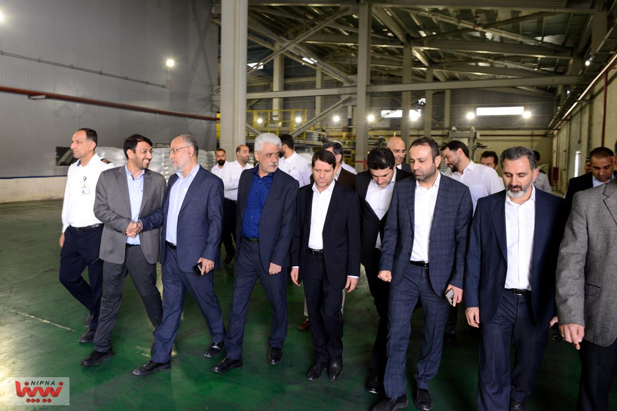 گزارش تصویری بازدید معاون وزیر نفت و مدیرعامل شرکت ملی صنایع پتروشیمی از پتروشیمی کیمیا صنایع دالاهو و پتروشیمی هنگام 10