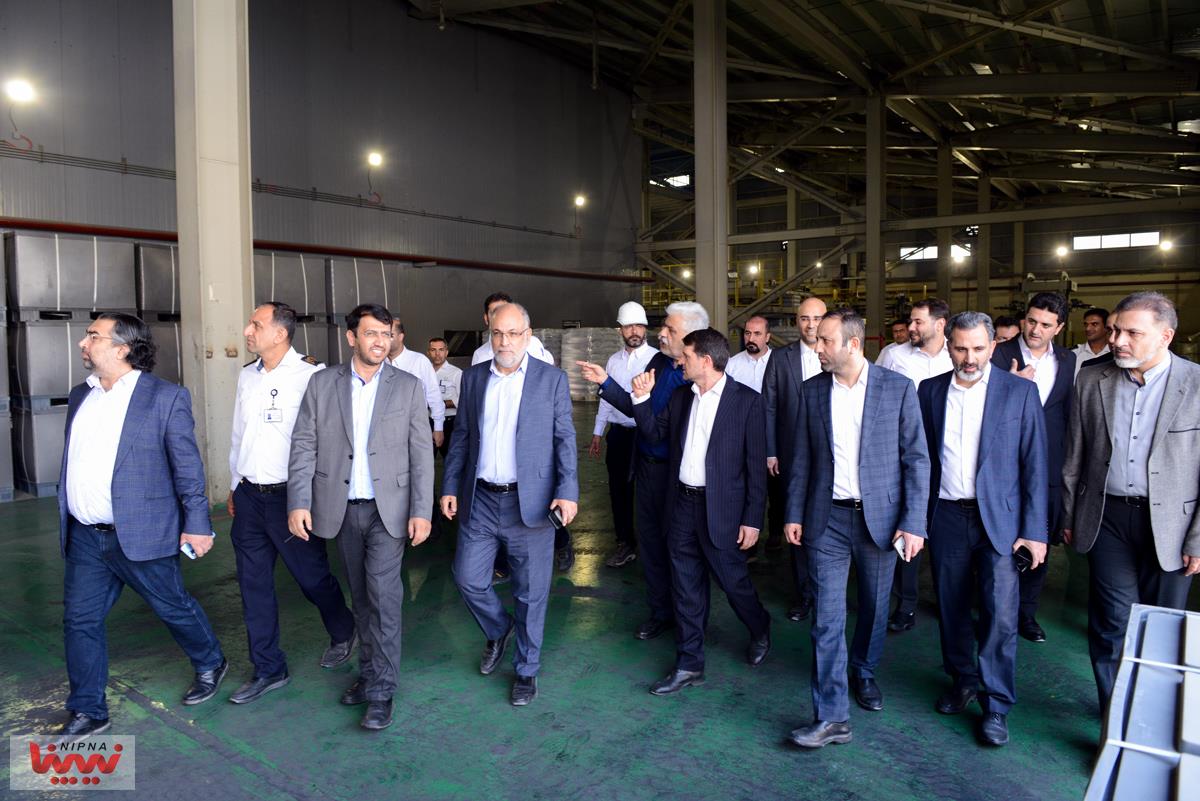 گزارش تصویری بازدید معاون وزیر نفت و مدیرعامل شرکت ملی صنایع پتروشیمی از پتروشیمی کیمیا صنایع دالاهو و پتروشیمی هنگام 9