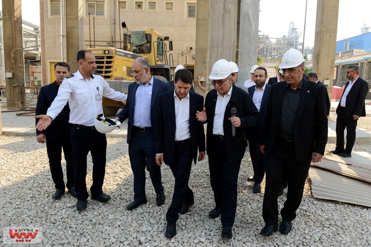 گزارش تصویری بازدید معاون وزیر نفت و مدیرعامل شرکت ملی صنایع پتروشیمی از پتروشیمی بوشهر و امضای تفاهم نامه بین شرکت پژوهش و فناوری و پتروشیمی بوشهر 15