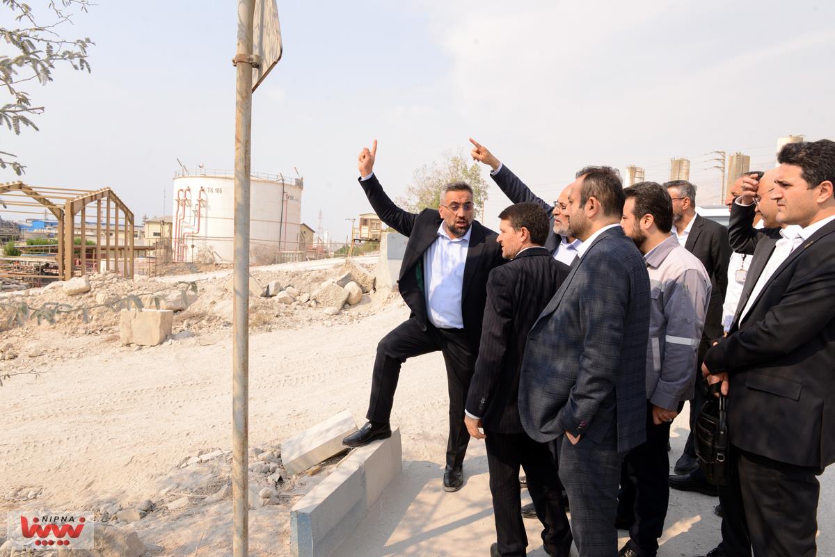 گزارش تصویری بازدید معاون وزیر نفت و مدیرعامل شرکت ملی صنایع پتروشیمی از پتروشیمی مبین انرژی خلیج فارس 10