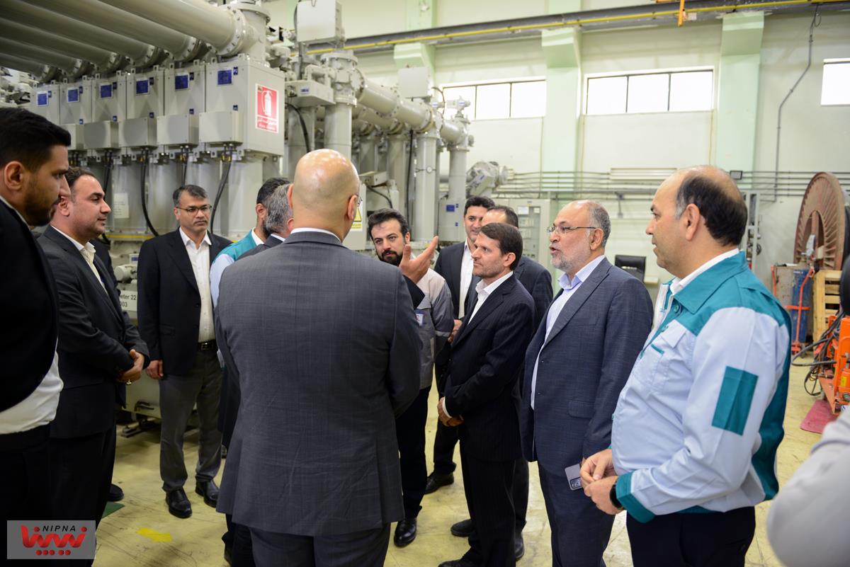 گزارش تصویری بازدید معاون وزیر نفت و مدیرعامل شرکت ملی صنایع پتروشیمی از پتروشیمی مبین انرژی خلیج فارس 4