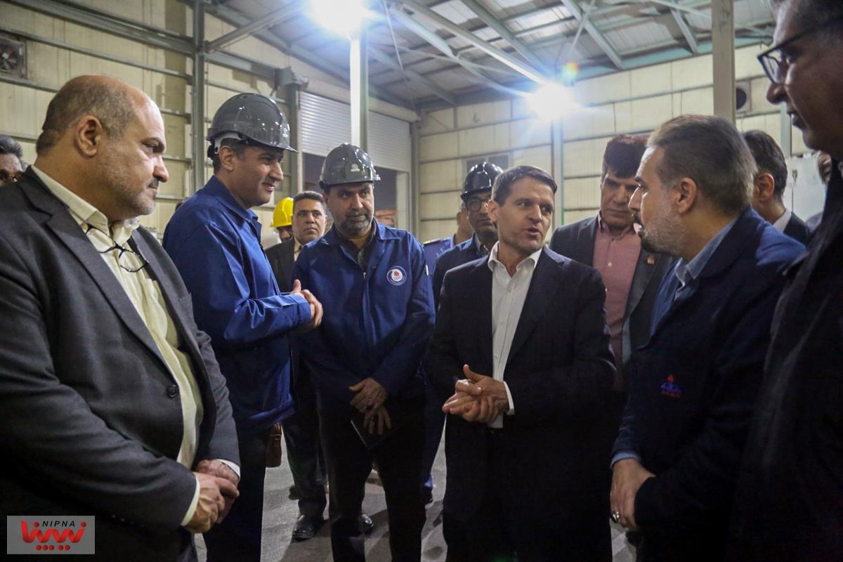 گزارش تصویری بازدید معاون وزیر نفت و مدیرعامل شرکت ملی صنایع پتروشیمی از پتروشیمی آبادان 10