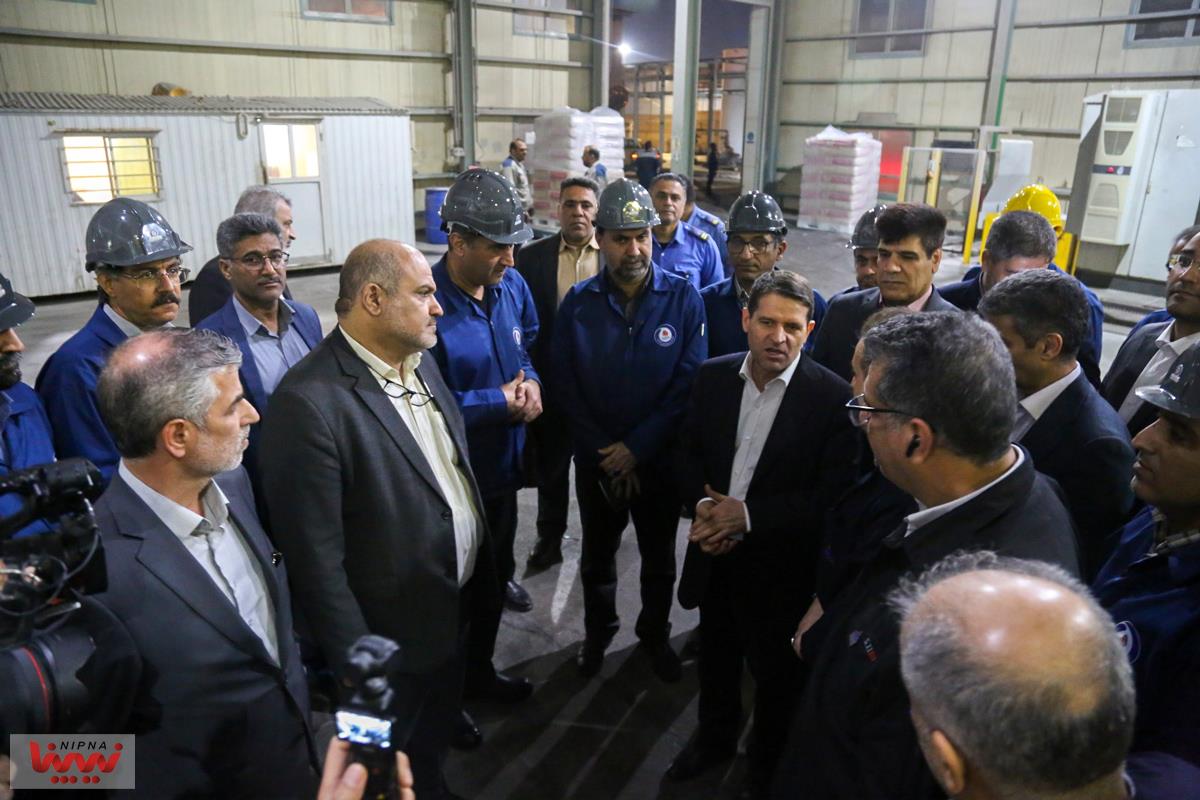 گزارش تصویری بازدید معاون وزیر نفت و مدیرعامل شرکت ملی صنایع پتروشیمی از پتروشیمی آبادان 9