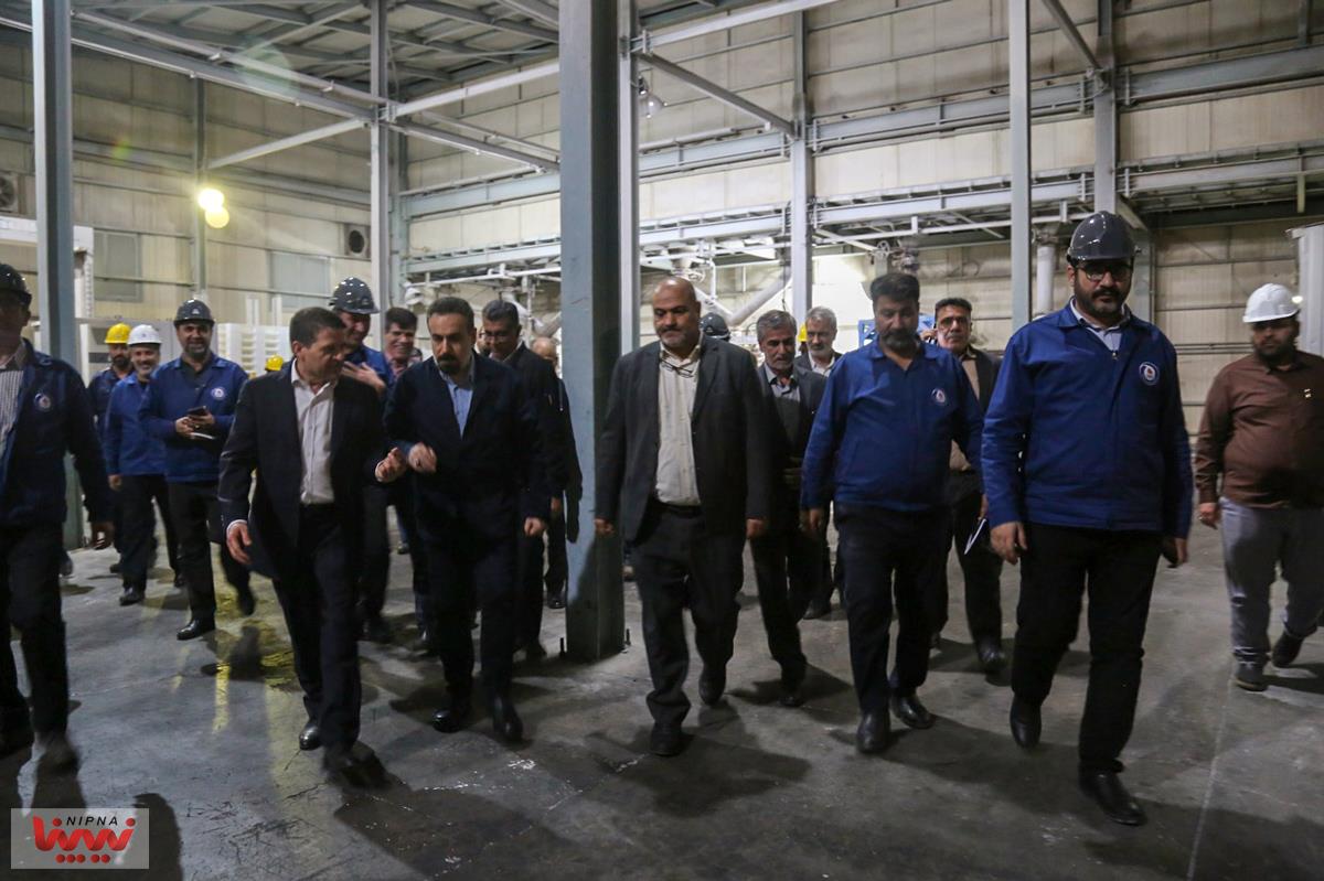گزارش تصویری بازدید معاون وزیر نفت و مدیرعامل شرکت ملی صنایع پتروشیمی از پتروشیمی آبادان 7