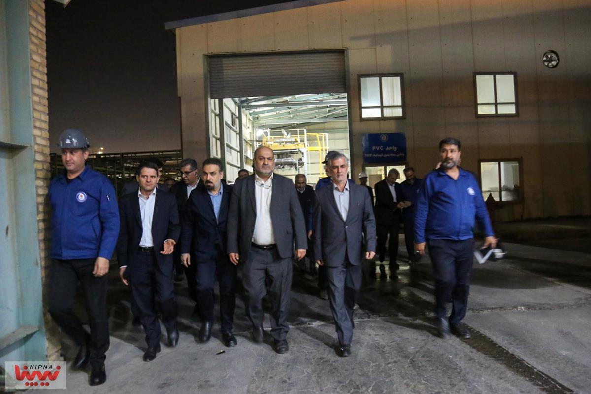 گزارش تصویری بازدید معاون وزیر نفت و مدیرعامل شرکت ملی صنایع پتروشیمی از پتروشیمی آبادان 5