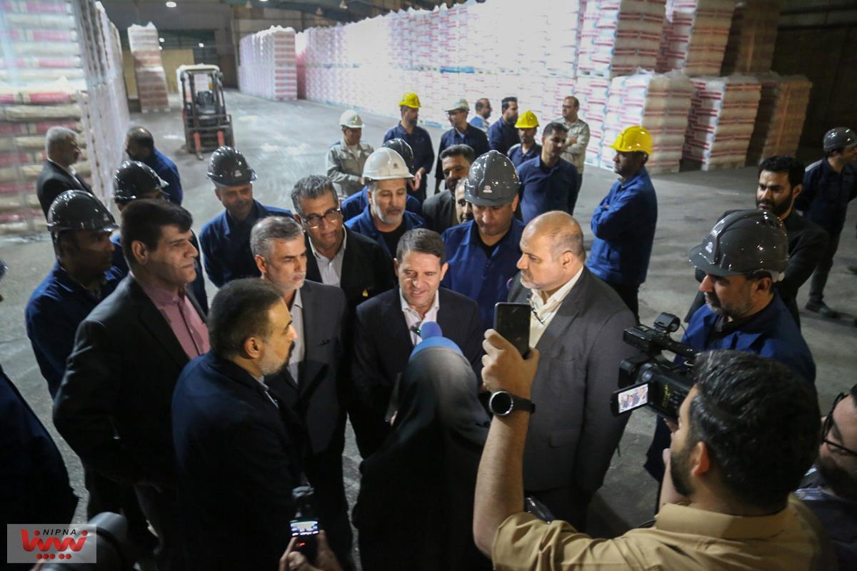 گزارش تصویری بازدید معاون وزیر نفت و مدیرعامل شرکت ملی صنایع پتروشیمی از پتروشیمی آبادان 3