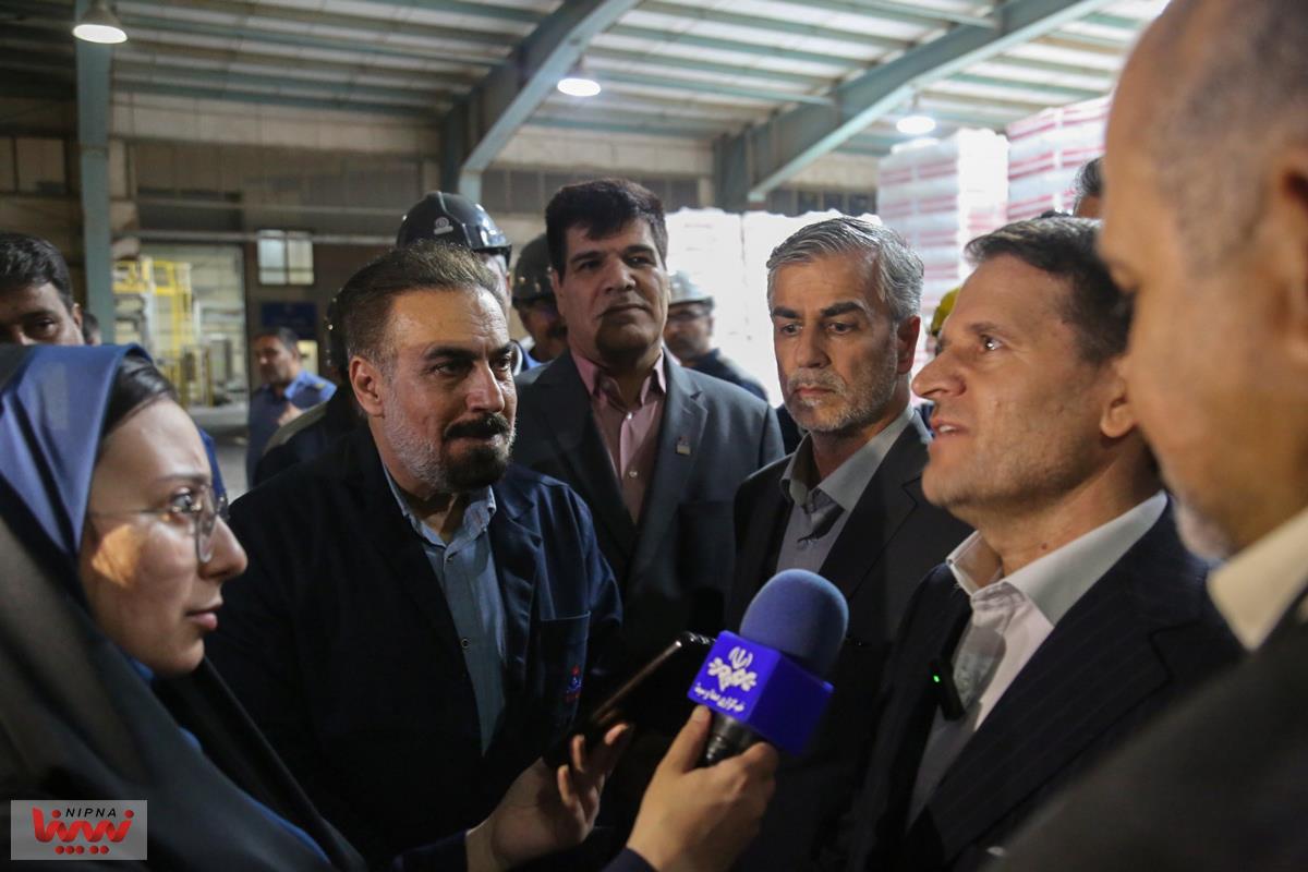 گزارش تصویری بازدید معاون وزیر نفت و مدیرعامل شرکت ملی صنایع پتروشیمی از پتروشیمی آبادان 1