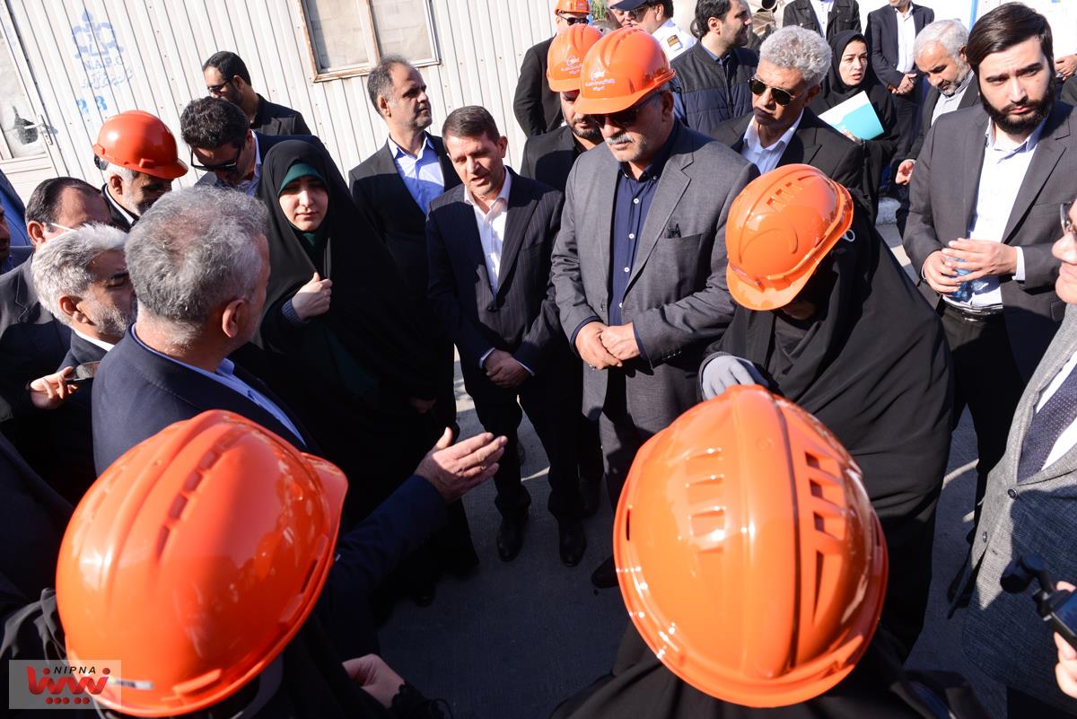 بازدید معاون وزیر نفت و مدیرعامل شرکت ملی صنایع پتروشیمی از پتروشیمی نخل آسماری 12