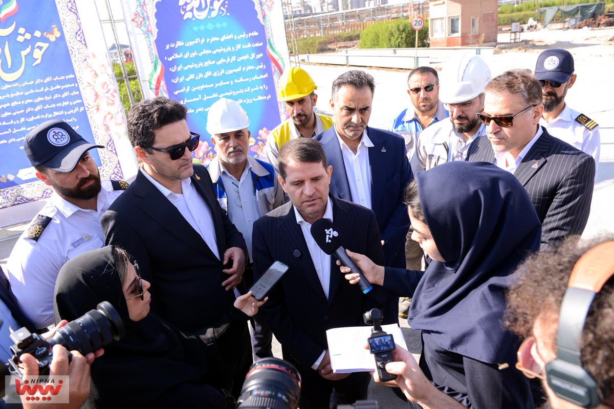 بازدید معاون وزیر نفت و مدیرعامل شرکت ملی صنایع پتروشیمی از پتروشیمی نخل آسماری 3