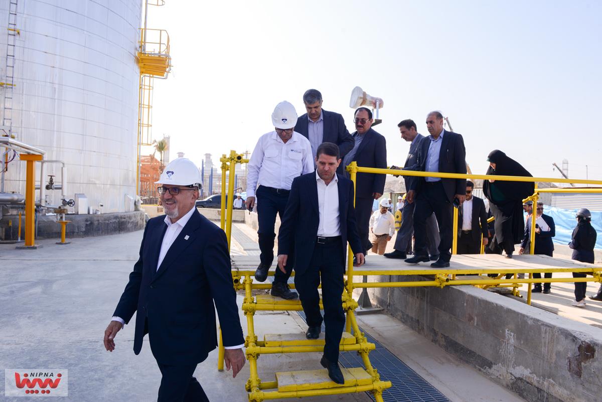 گزارش تصویری بازدید معاون وزیر نفت و مدیرعامل شرکت ملی صنایع پتروشیمی از پتروشیمی پتروناد آسیا 19