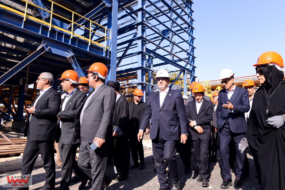 گزارش تصویری بازدید معاون وزیر نفت و مدیرعامل شرکت ملی صنایع پتروشیمی از پتروشیمی پتروناد آسیا 10
