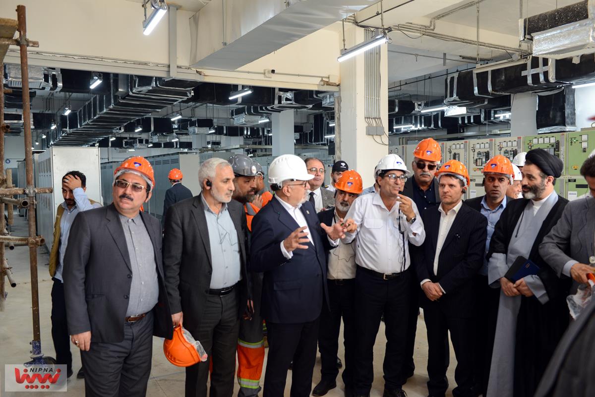 گزارش تصویری بازدید معاون وزیر نفت و مدیرعامل شرکت ملی صنایع پتروشیمی از پتروشیمی پتروناد آسیا 3