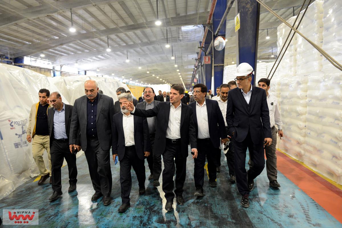 گزارش تصویری بازدید معاون وزیر نفت و مدیرعامل شرکت ملی صنایع پتروشیمی از پتروشیمی مارون 9