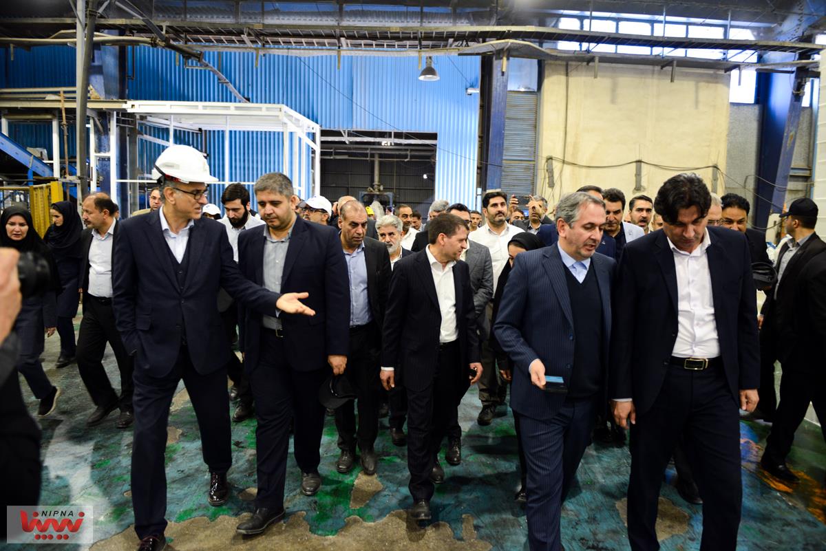 گزارش تصویری بازدید معاون وزیر نفت و مدیرعامل شرکت ملی صنایع پتروشیمی از پتروشیمی مارون 3